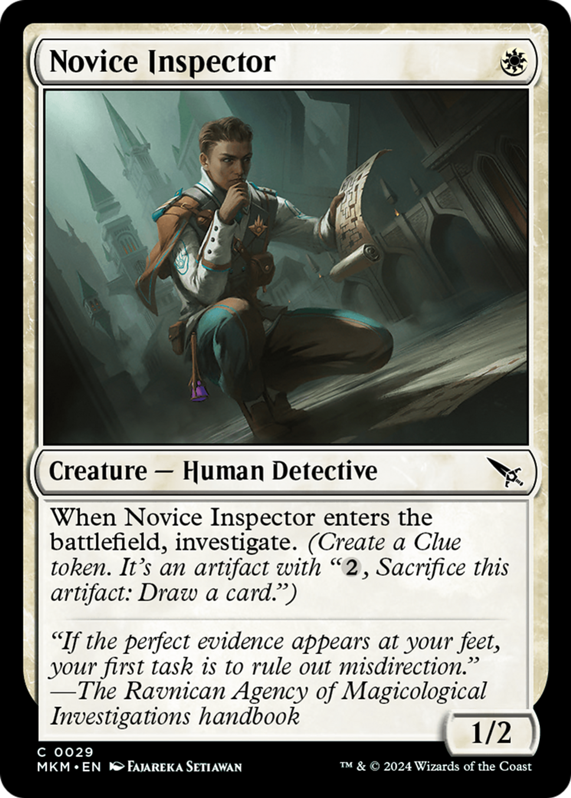Novice Inspector — Murders at Karlov Manor — Magic: The Gathering