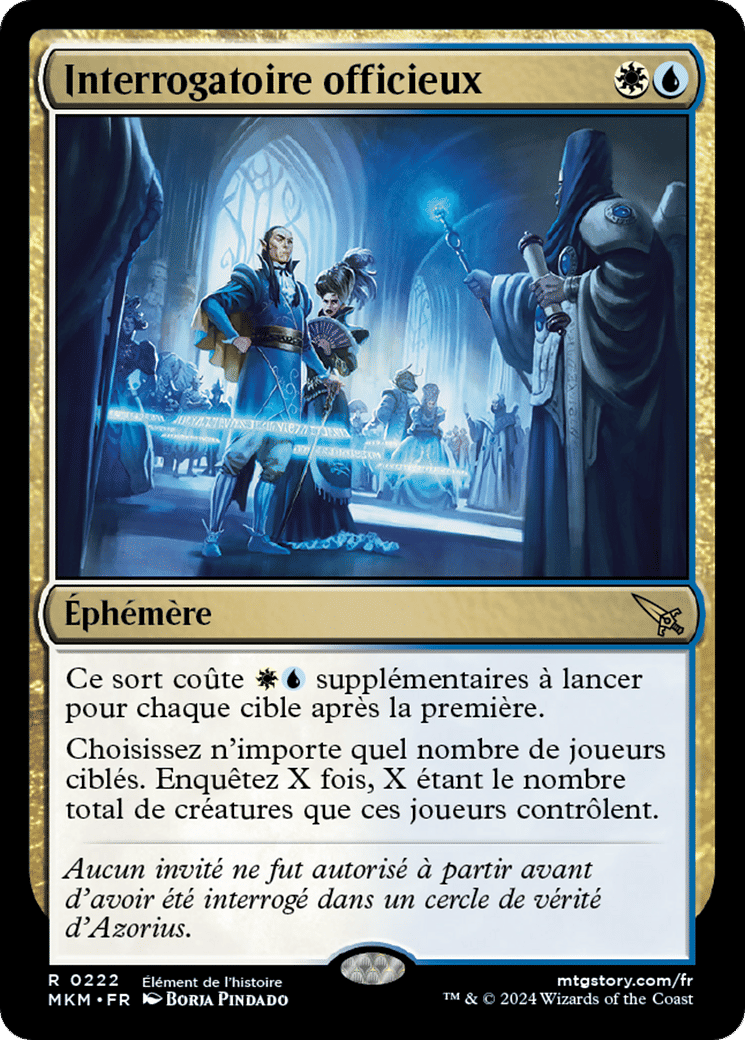 Interrogatoire officieux — Murders at Karlov Manor — Magic: The Gathering