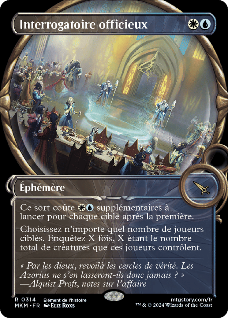 Interrogatoire officieux — Murders at Karlov Manor — Magic: The Gathering