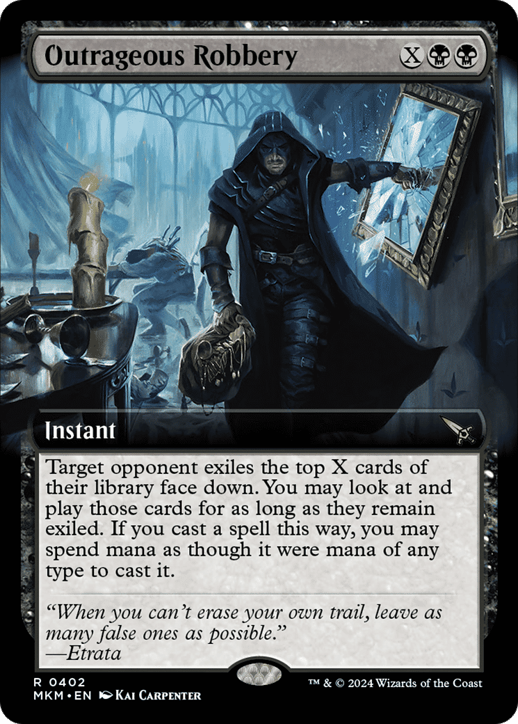 Outrageous Robbery — Murders at Karlov Manor — Magic: The Gathering