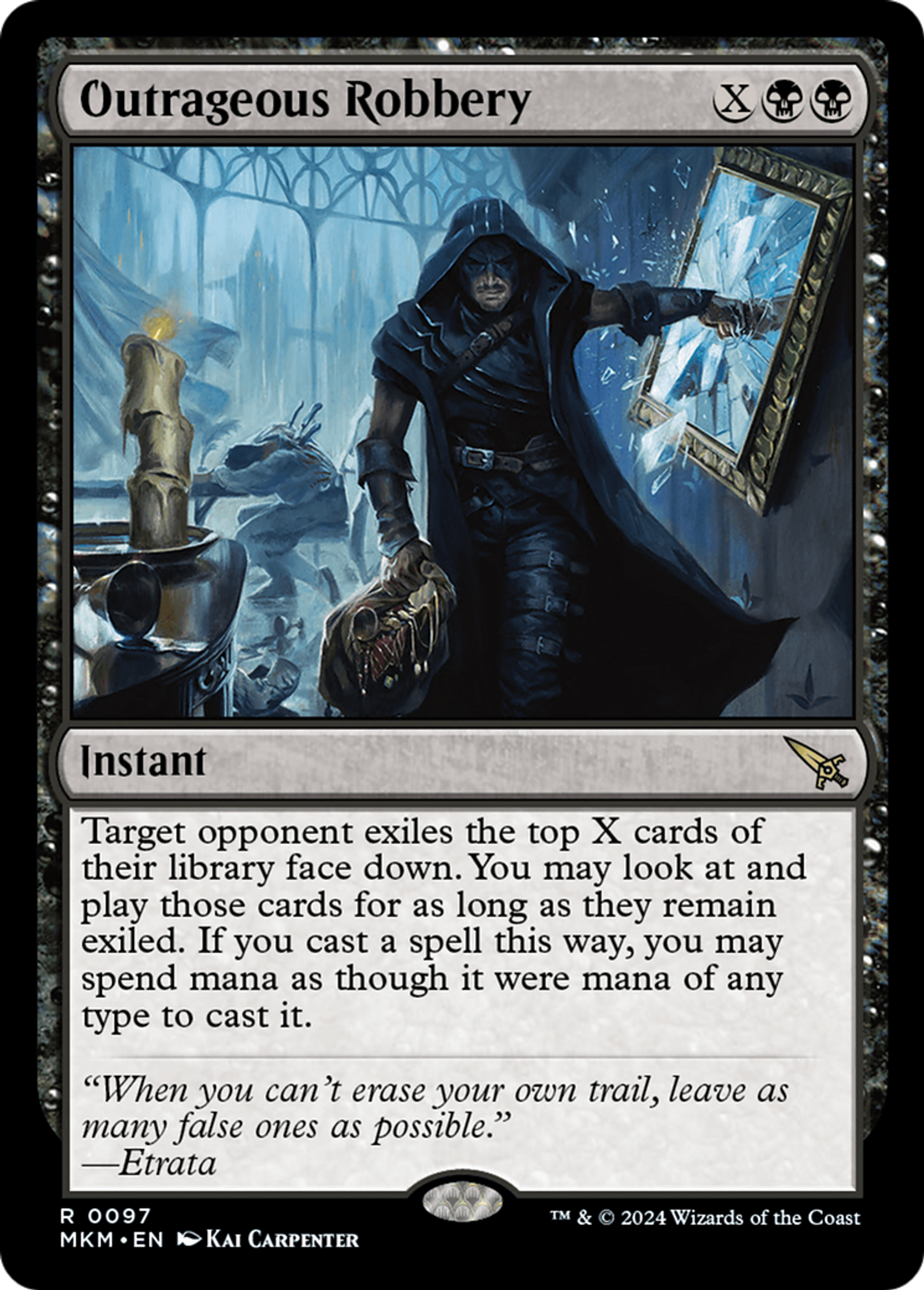 Outrageous Robbery — Murders at Karlov Manor — Magic: The Gathering