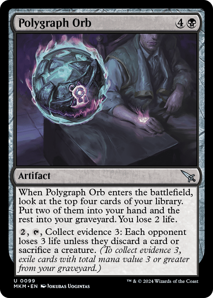 Polygraph Orb — Murders at Karlov Manor — Magic: The Gathering
