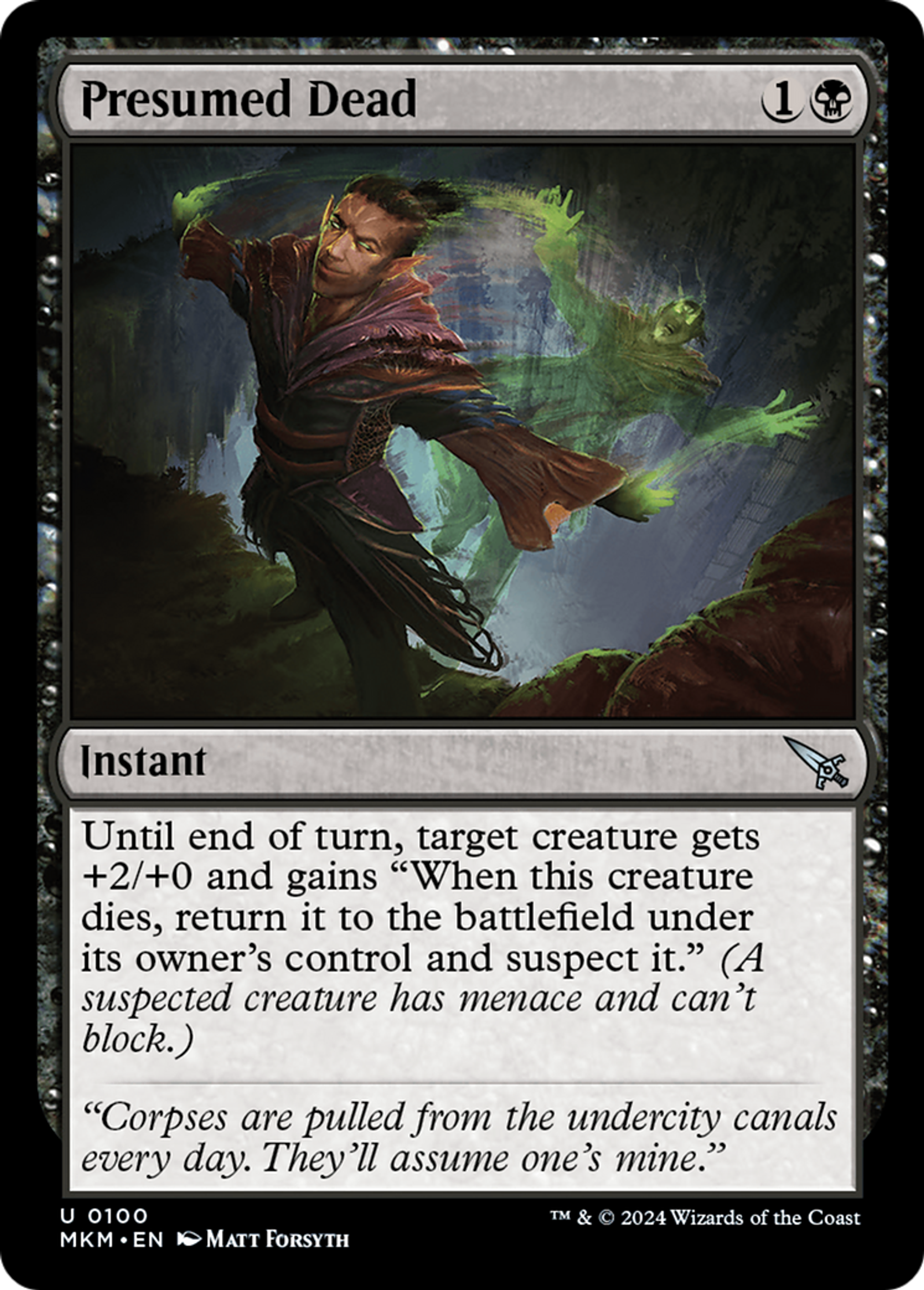 Presumed Dead — Murders at Karlov Manor — Magic: The Gathering