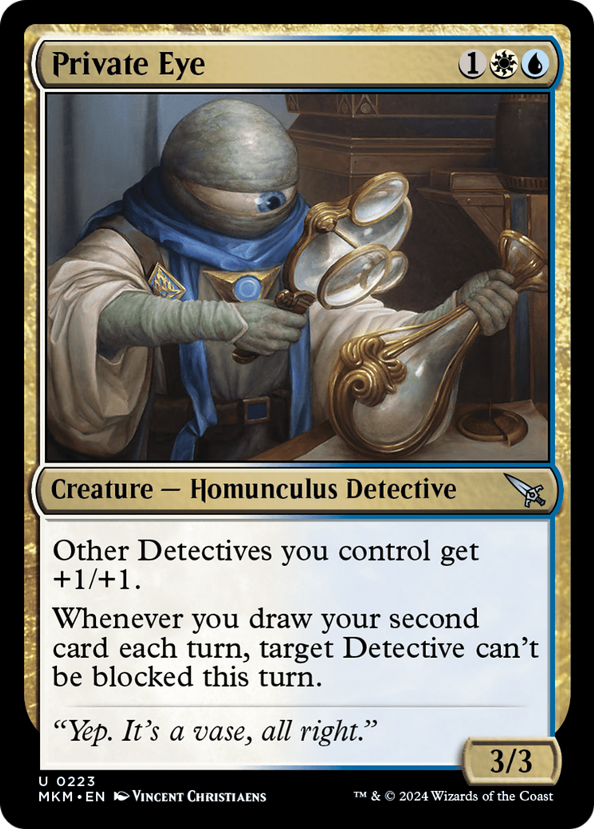 Œil de privé — Murders at Karlov Manor — Magic: The Gathering