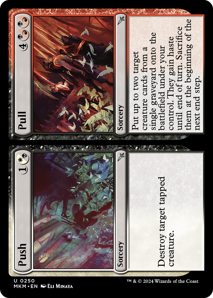 Push // Pull — Murders at Karlov Manor — Magic: The Gathering