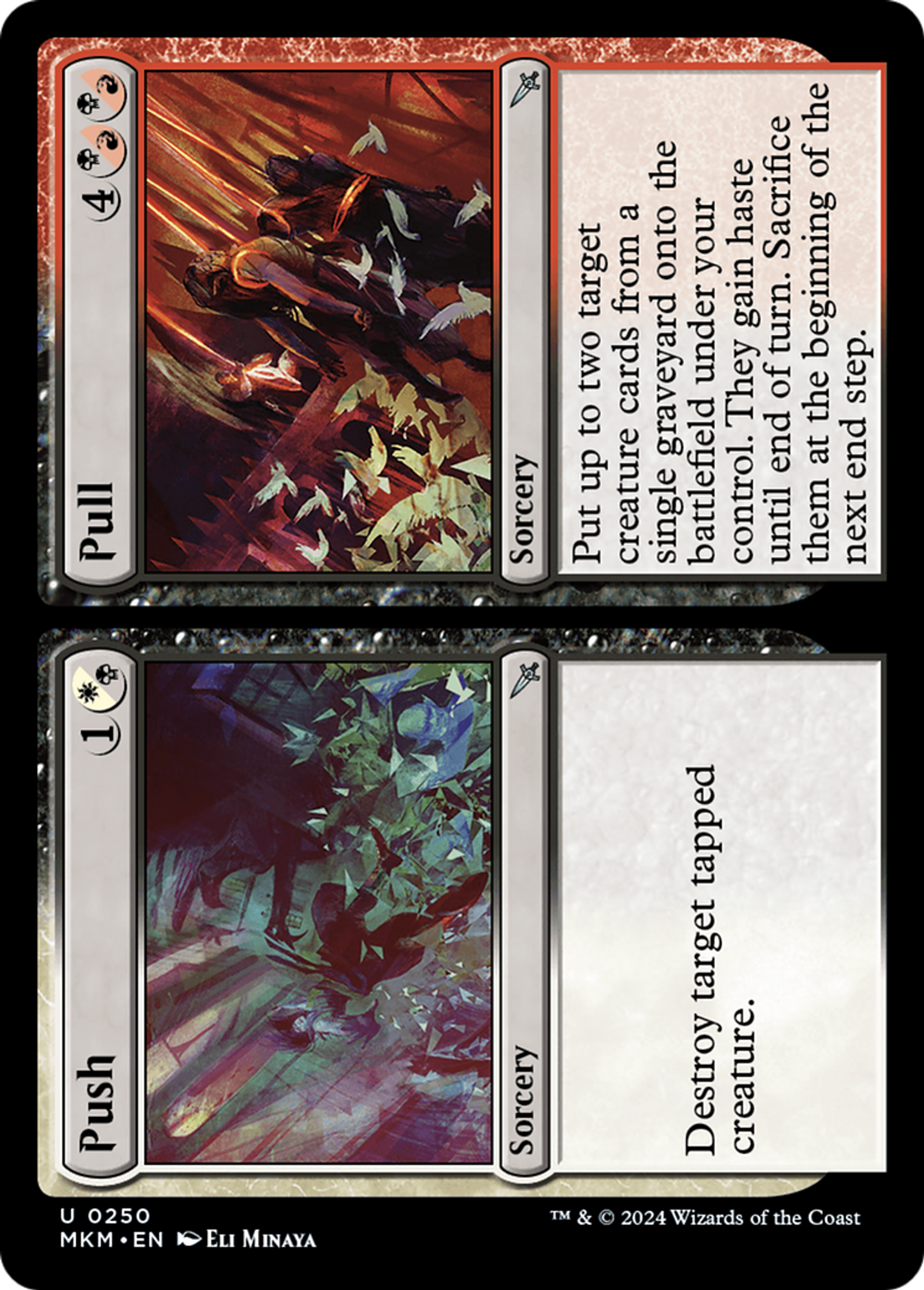 Push // Pull — Murders at Karlov Manor — Magic: The Gathering