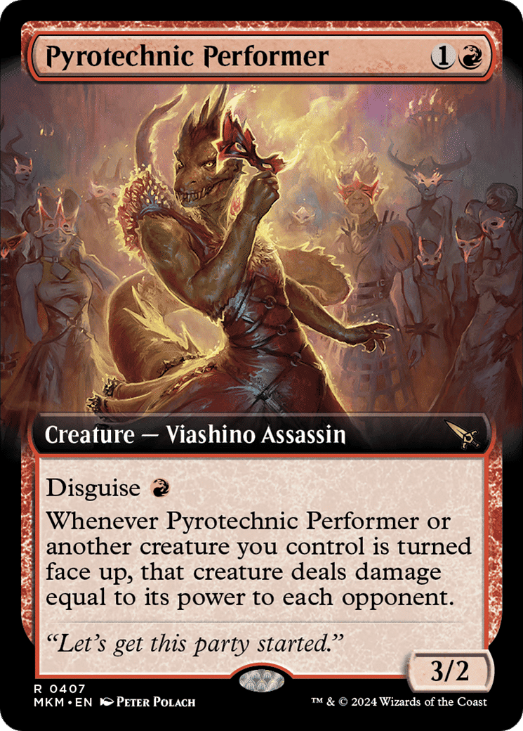 Pyrotechnic Performer — Murders at Karlov Manor — Magic: The Gathering
