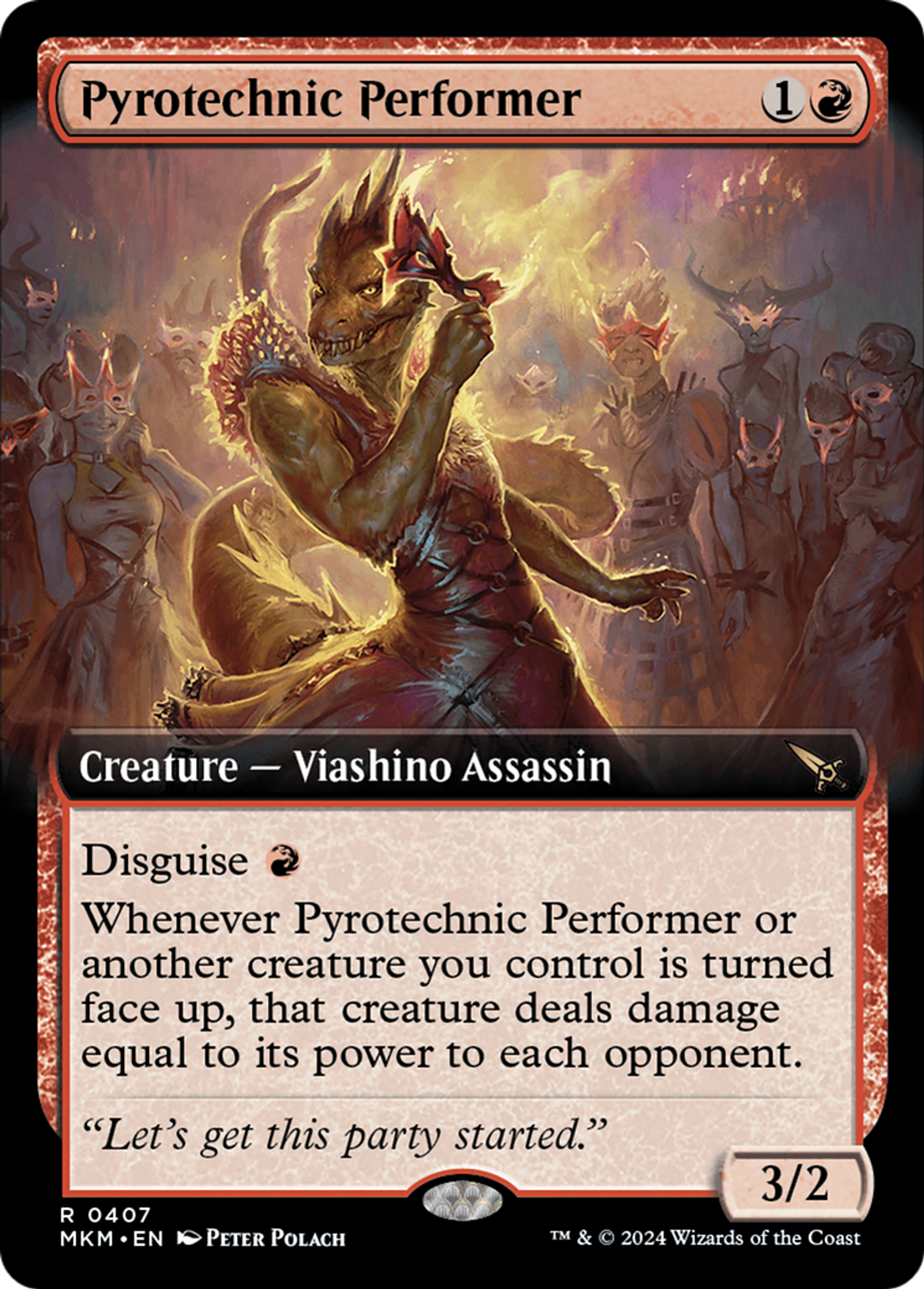 Pyrotechnic Performer — Murders at Karlov Manor — Magic: The Gathering