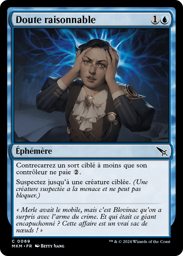 Doute raisonnable — Murders at Karlov Manor — Magic: The Gathering