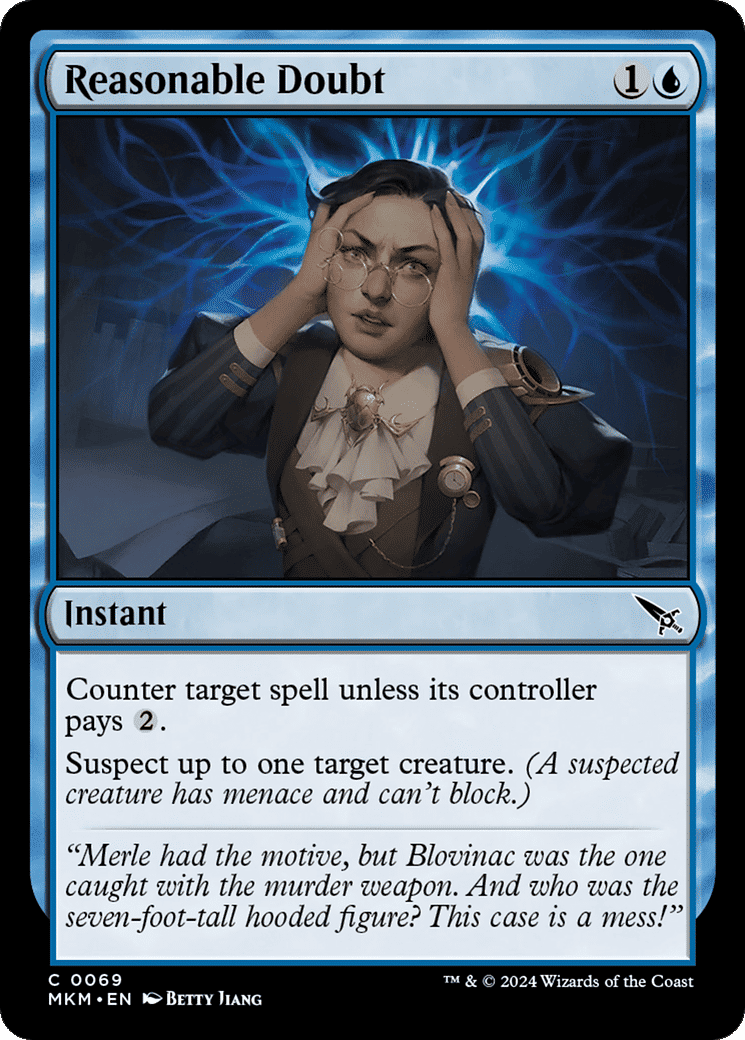 Reasonable Doubt — Murders at Karlov Manor — Magic: The Gathering