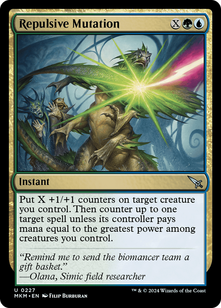 Repulsive Mutation — Murders at Karlov Manor — Magic: The Gathering