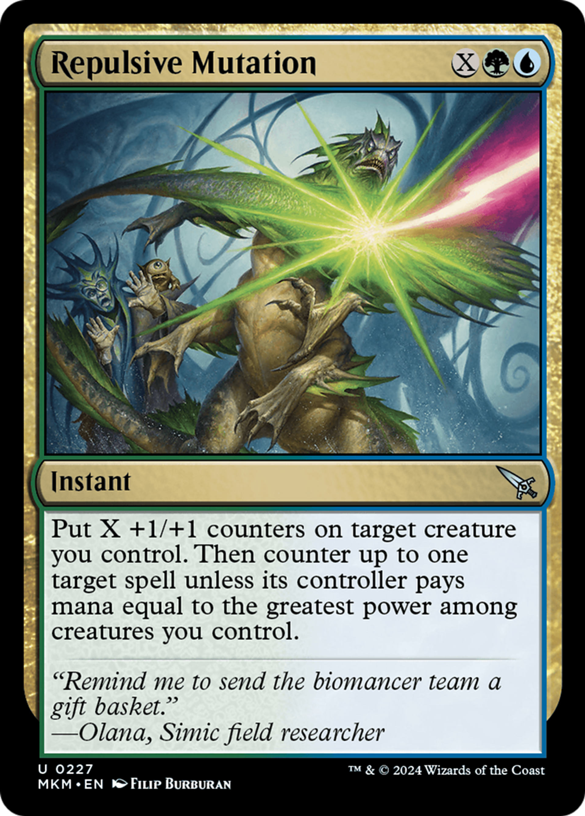 Repulsive Mutation — Murders at Karlov Manor — Magic: The Gathering