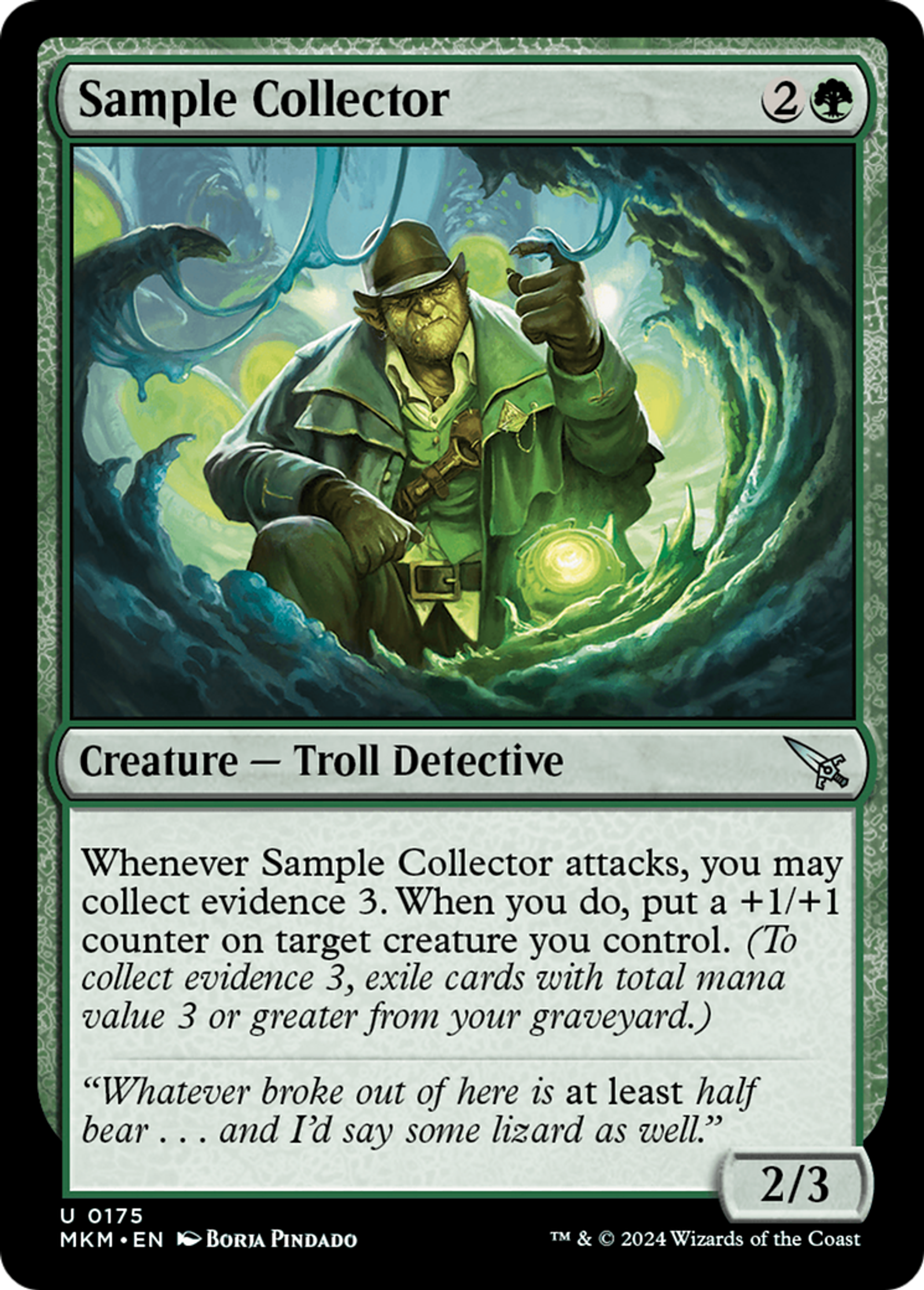 Collecteur d'échantillons — Murders at Karlov Manor — Magic: The Gathering