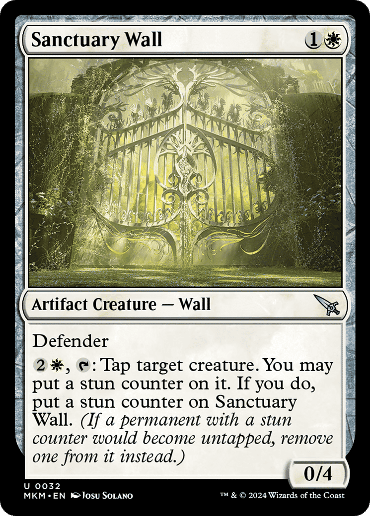 Sanctuary Wall — Murders at Karlov Manor — Magic: The Gathering