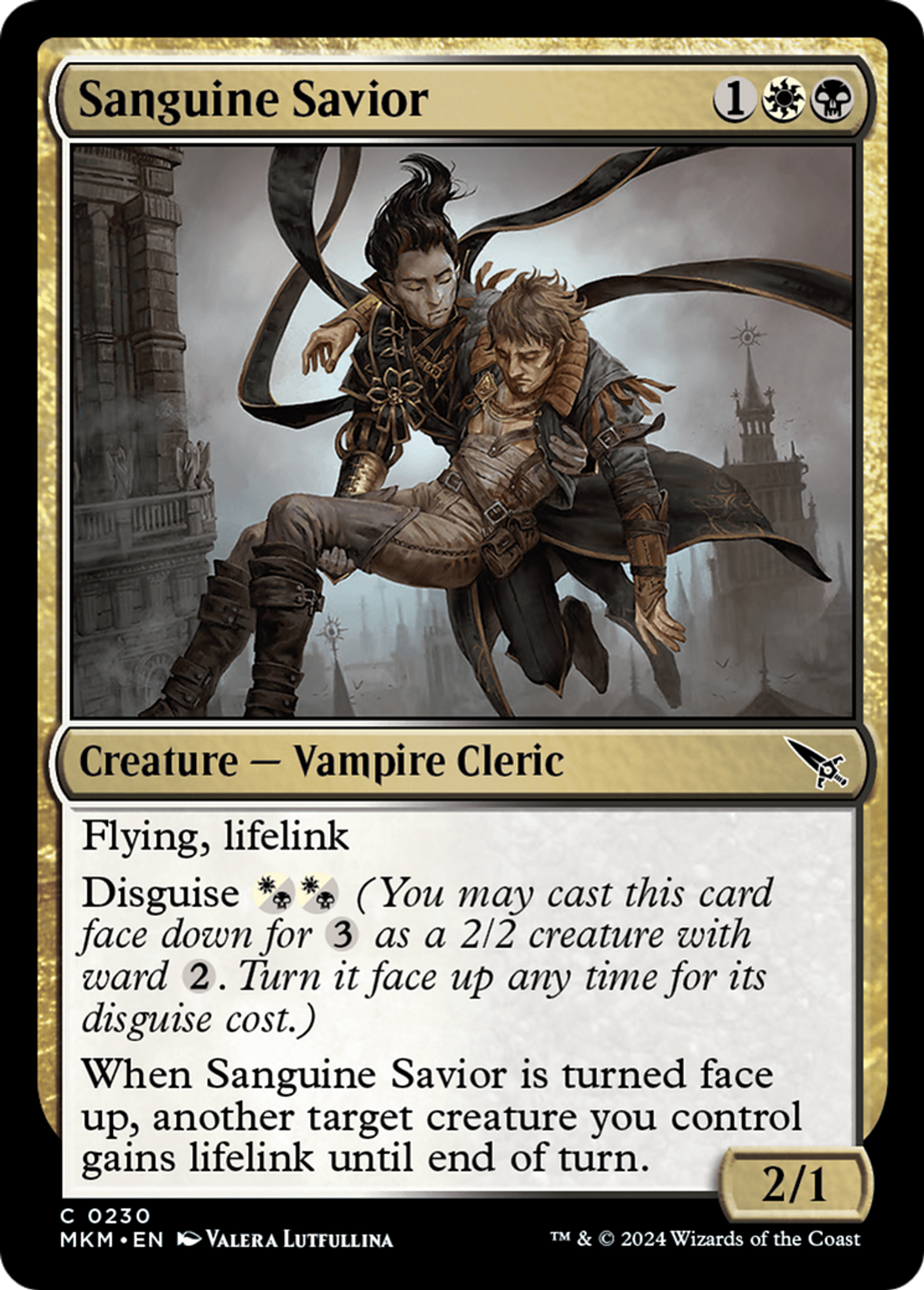 Sanguine Savior — Murders at Karlov Manor — Magic: The Gathering