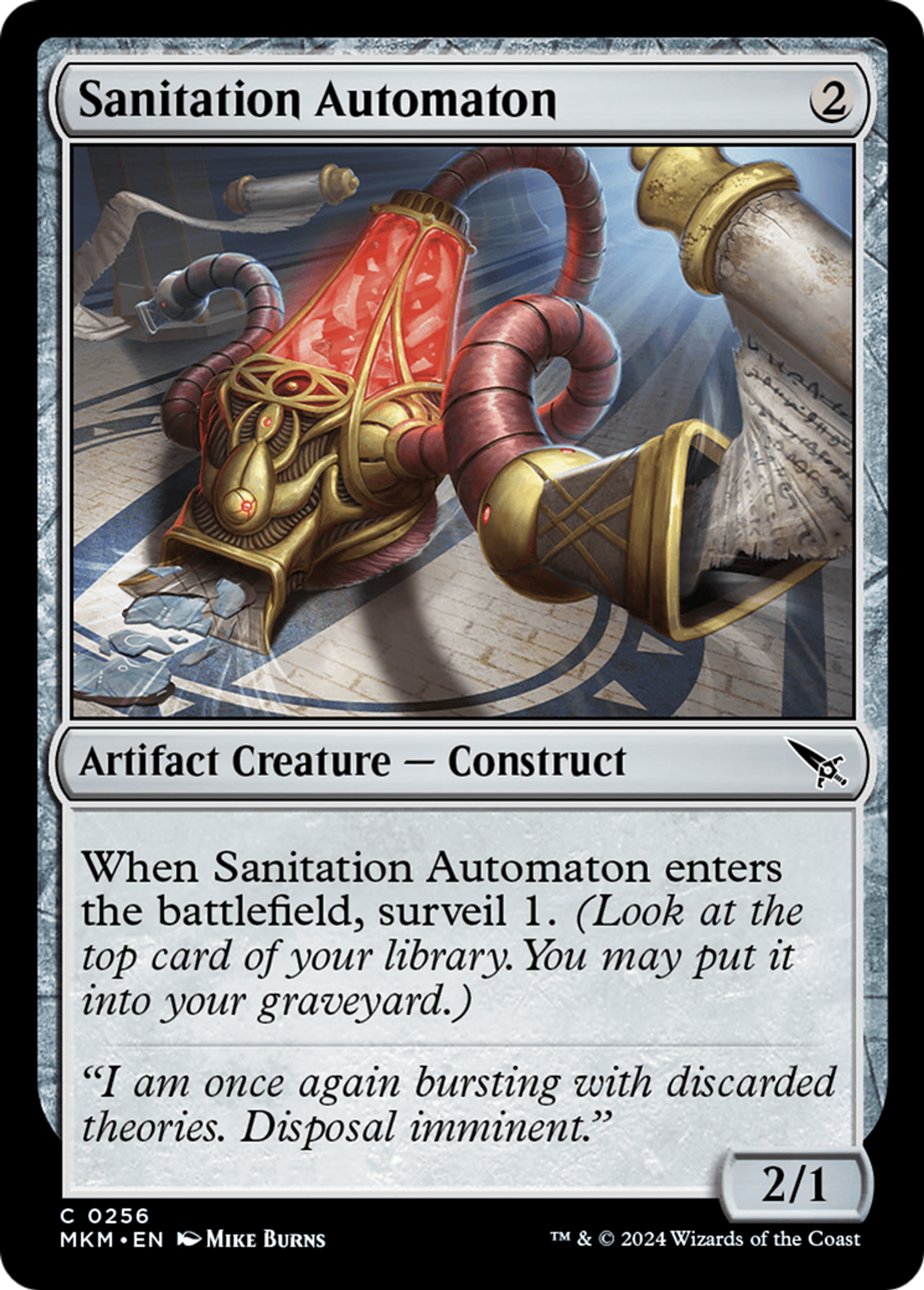 Sanitation Automaton — Murders at Karlov Manor — Magic: The Gathering