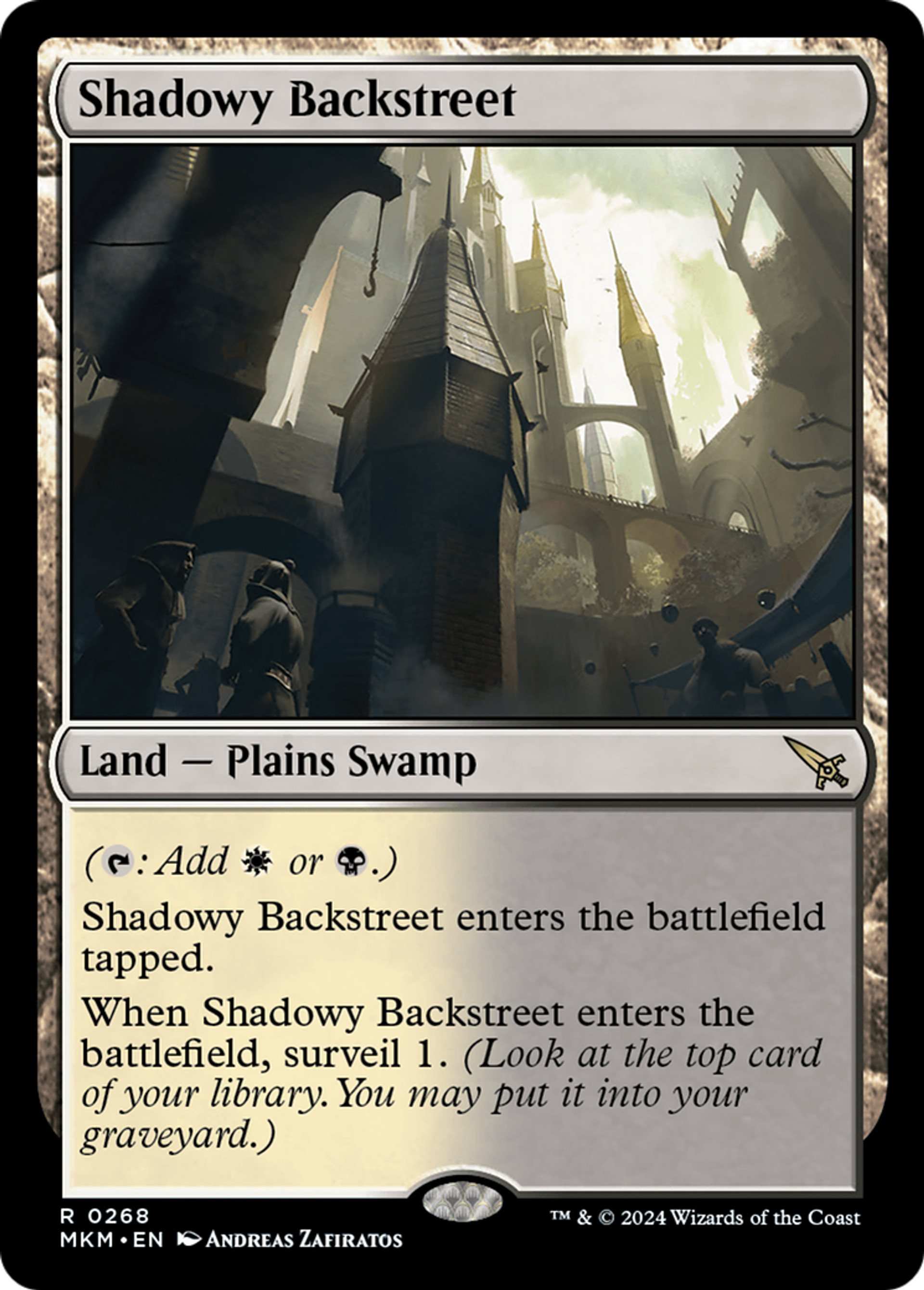 Shadowy Backstreet — Murders at Karlov Manor — Magic: The Gathering