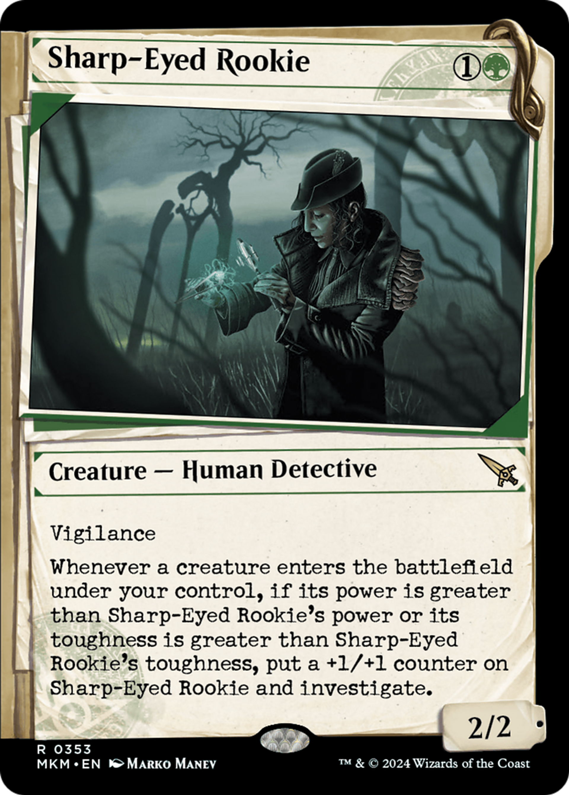 Débutante à qui rien n'échappe — Murders at Karlov Manor — Magic: The Gathering