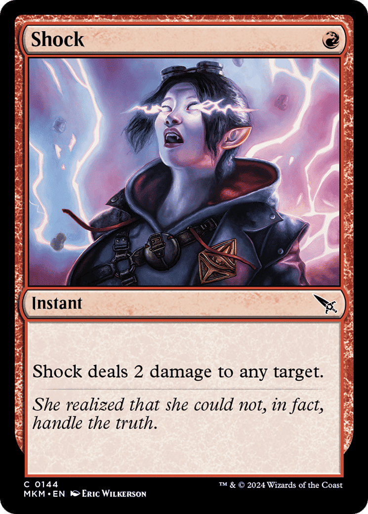 Shock — Murders at Karlov Manor — Magic: The Gathering