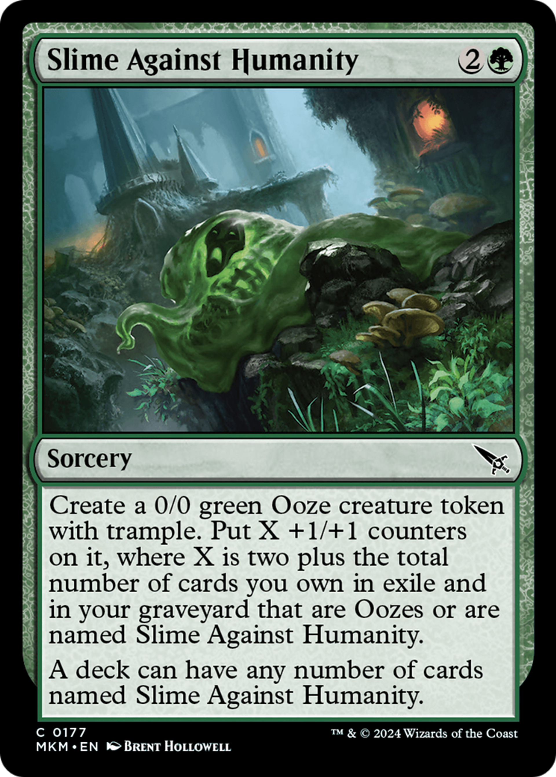 Boue contre l'humanité — Murders at Karlov Manor — Magic: The Gathering