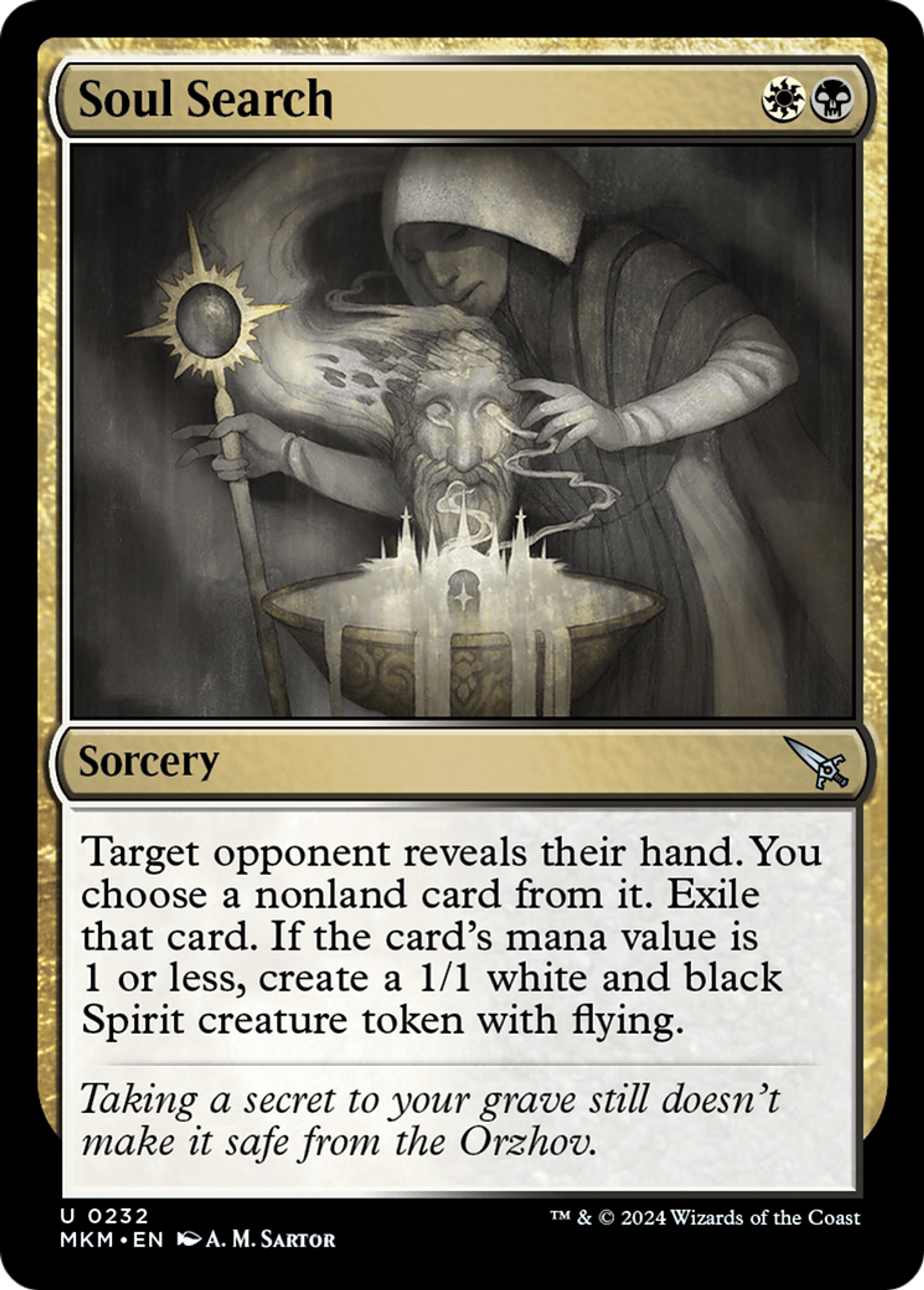 Questionnement intérieur — Murders at Karlov Manor — Magic: The Gathering