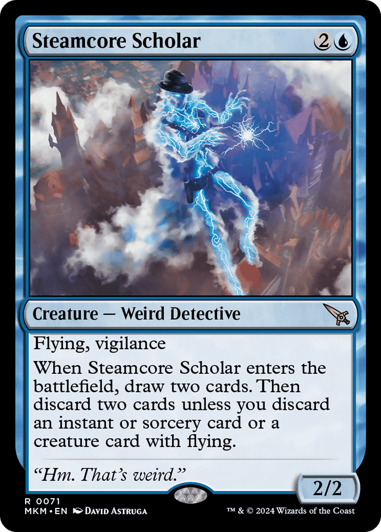 Steamcore Scholar — Murders at Karlov Manor — Magic: The Gathering