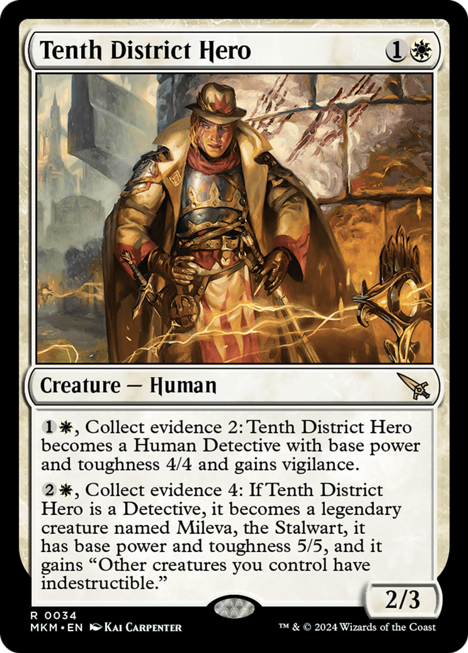 Tenth District Hero — Murders at Karlov Manor — Magic: The Gathering