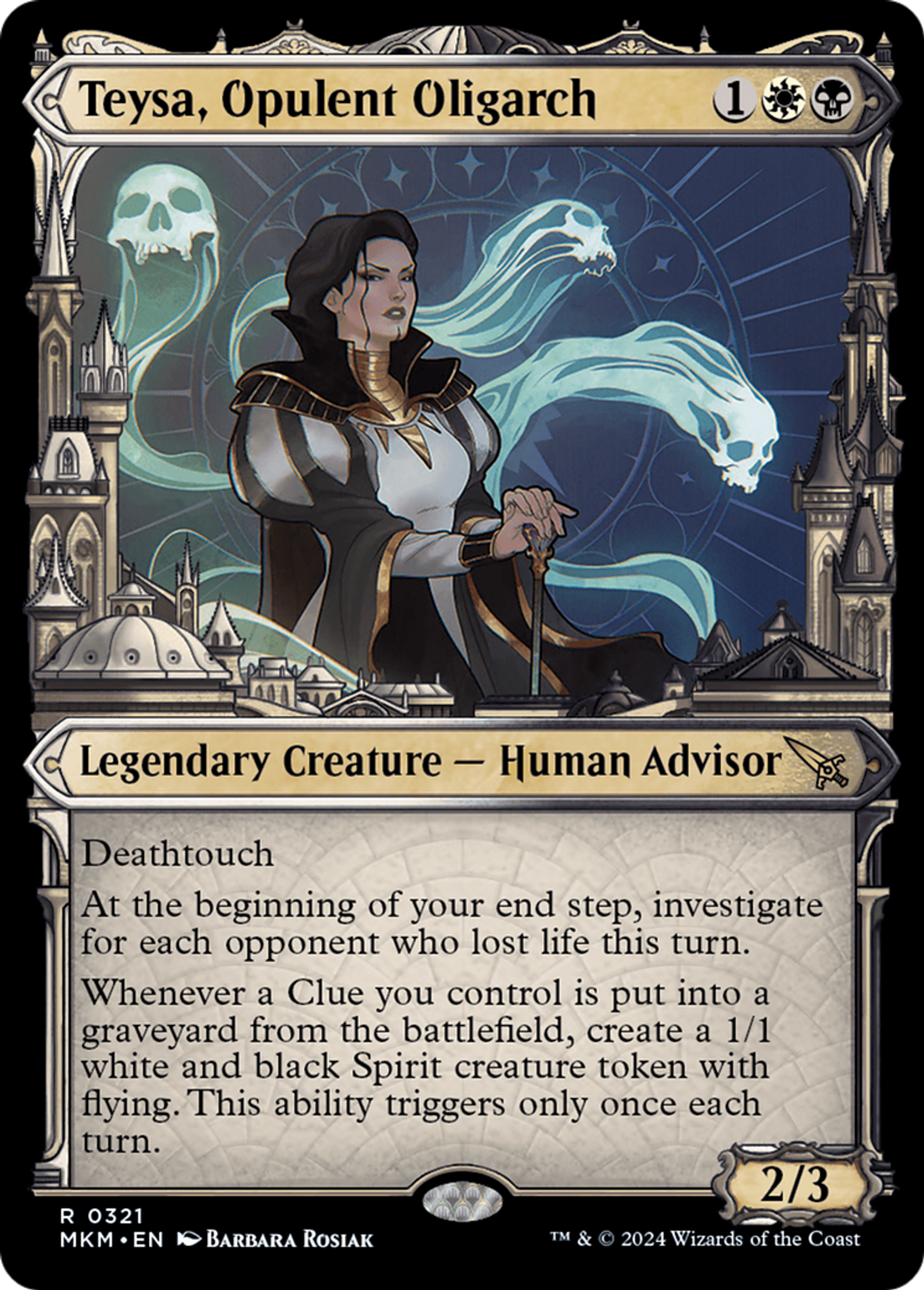 Teysa, Opulent Oligarch — Murders at Karlov Manor — Magic: The Gathering