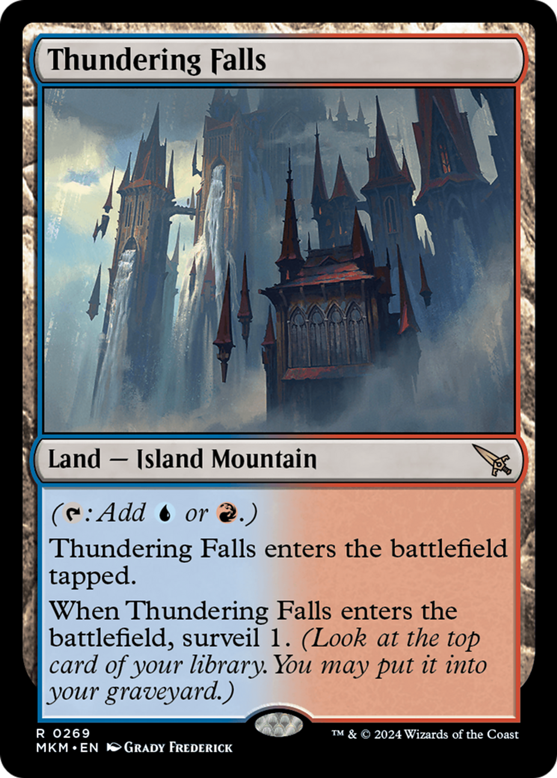 Thundering Falls — Murders at Karlov Manor — Magic: The Gathering