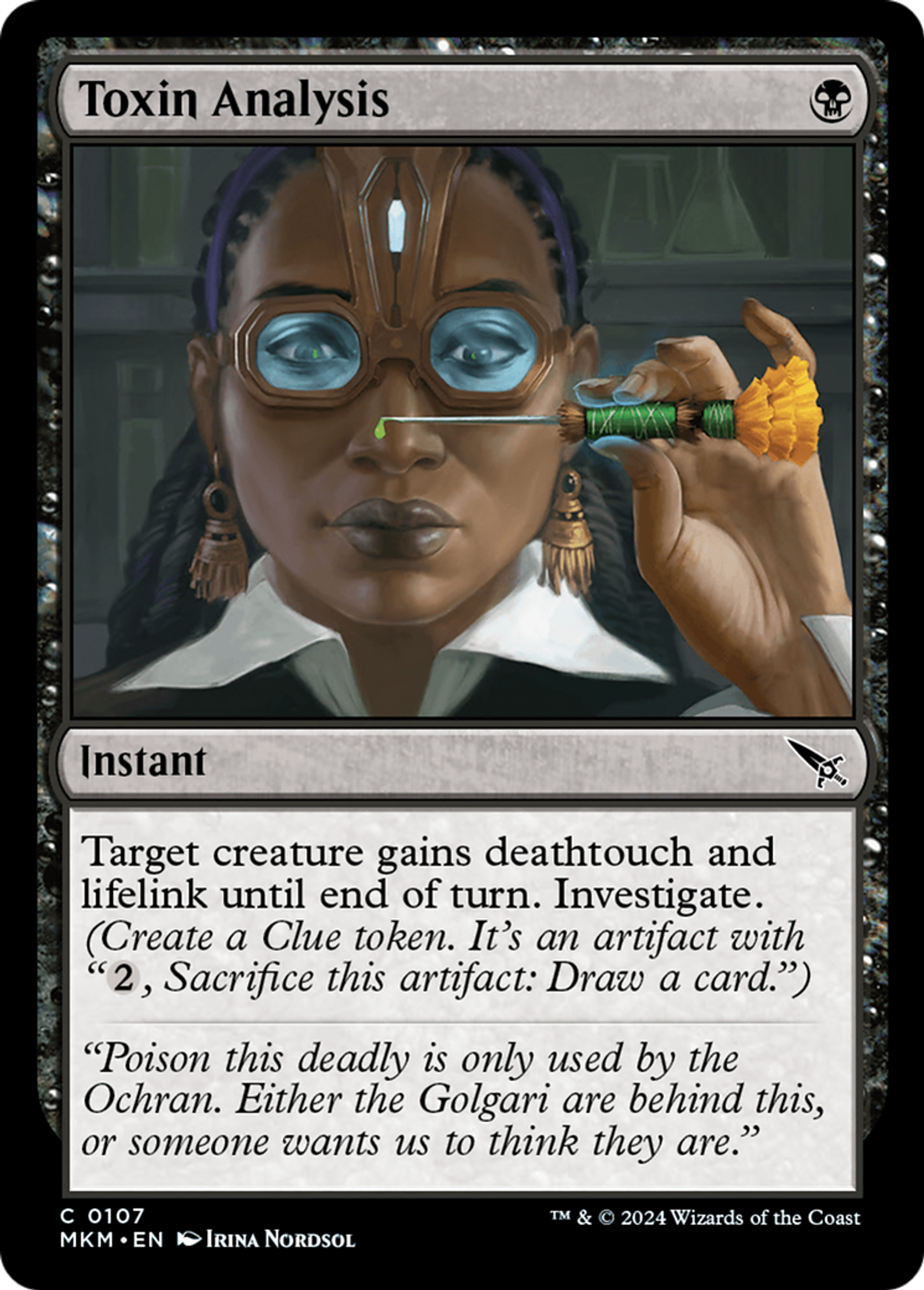 Toxin Analysis — Murders at Karlov Manor — Magic: The Gathering