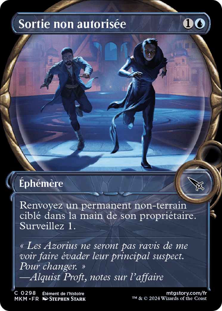 Sortie non autorisée — Murders at Karlov Manor — Magic: The Gathering