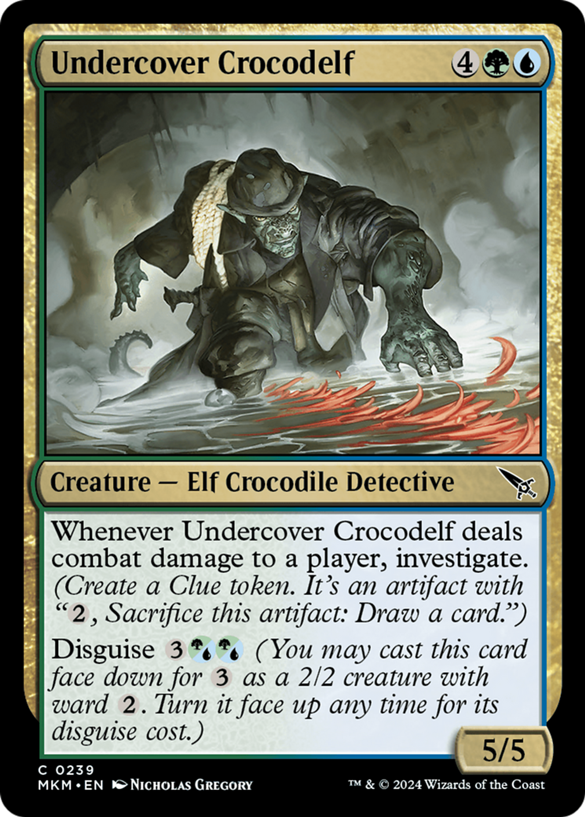 Undercover Crocodelf — Murders at Karlov Manor — Magic: The Gathering