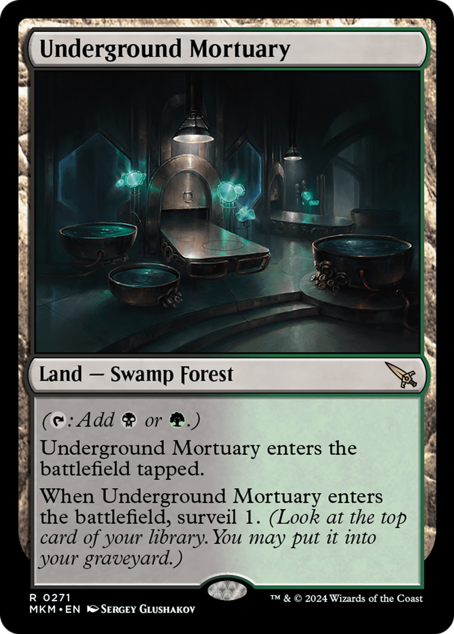Underground Mortuary — Murders at Karlov Manor — Magic: The Gathering