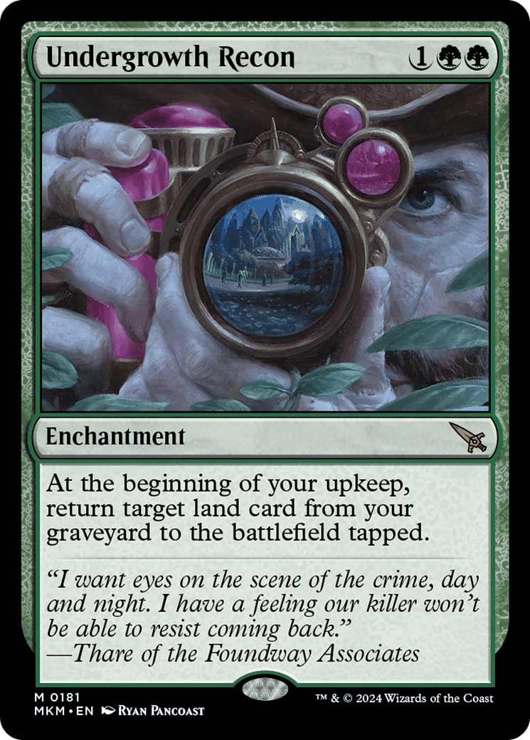 Undergrowth Recon — Murders at Karlov Manor — Magic: The Gathering