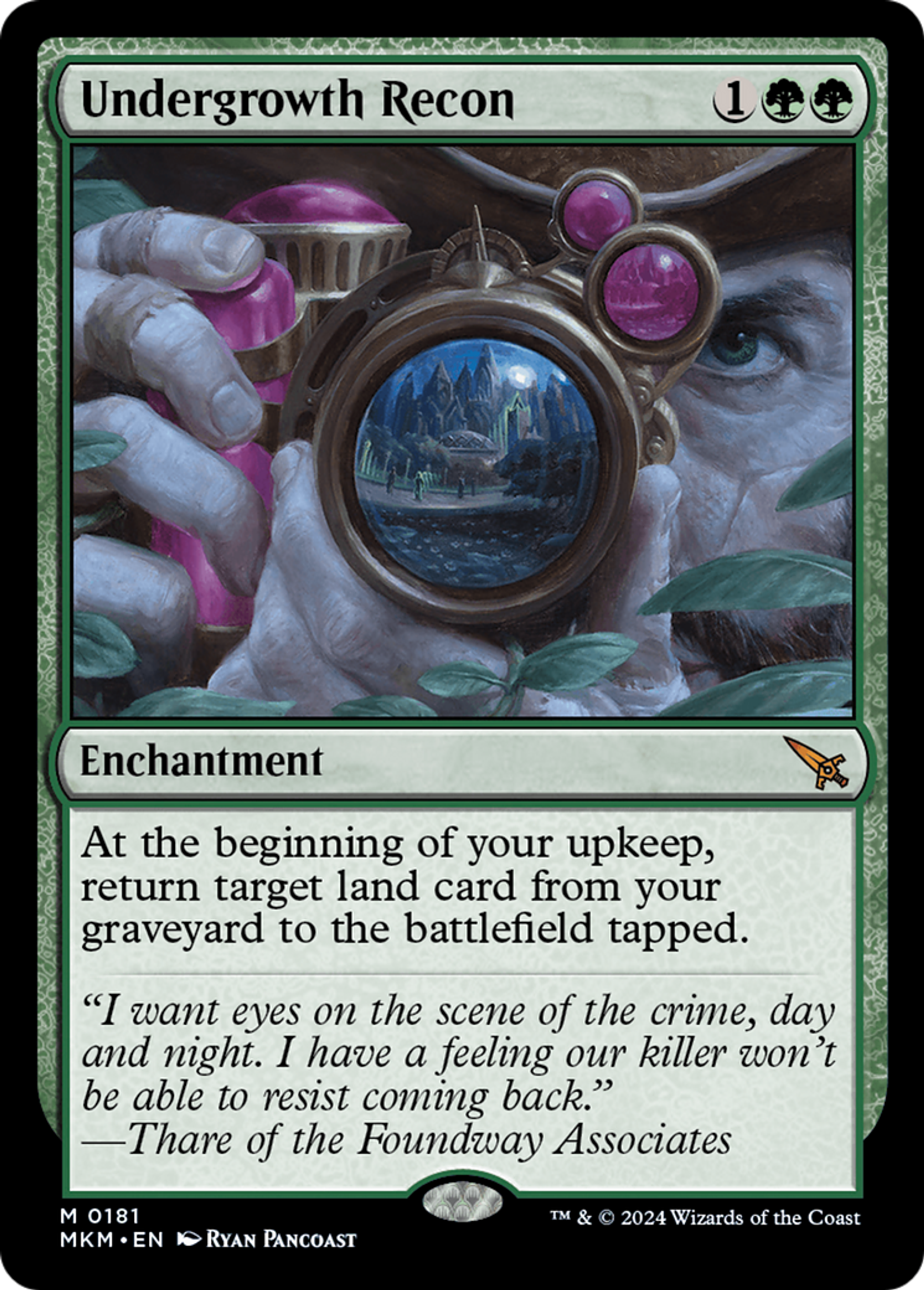 Undergrowth Recon — Murders at Karlov Manor — Magic: The Gathering