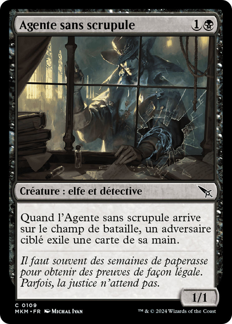 Agente sans scrupule — Murders at Karlov Manor — Magic: The Gathering