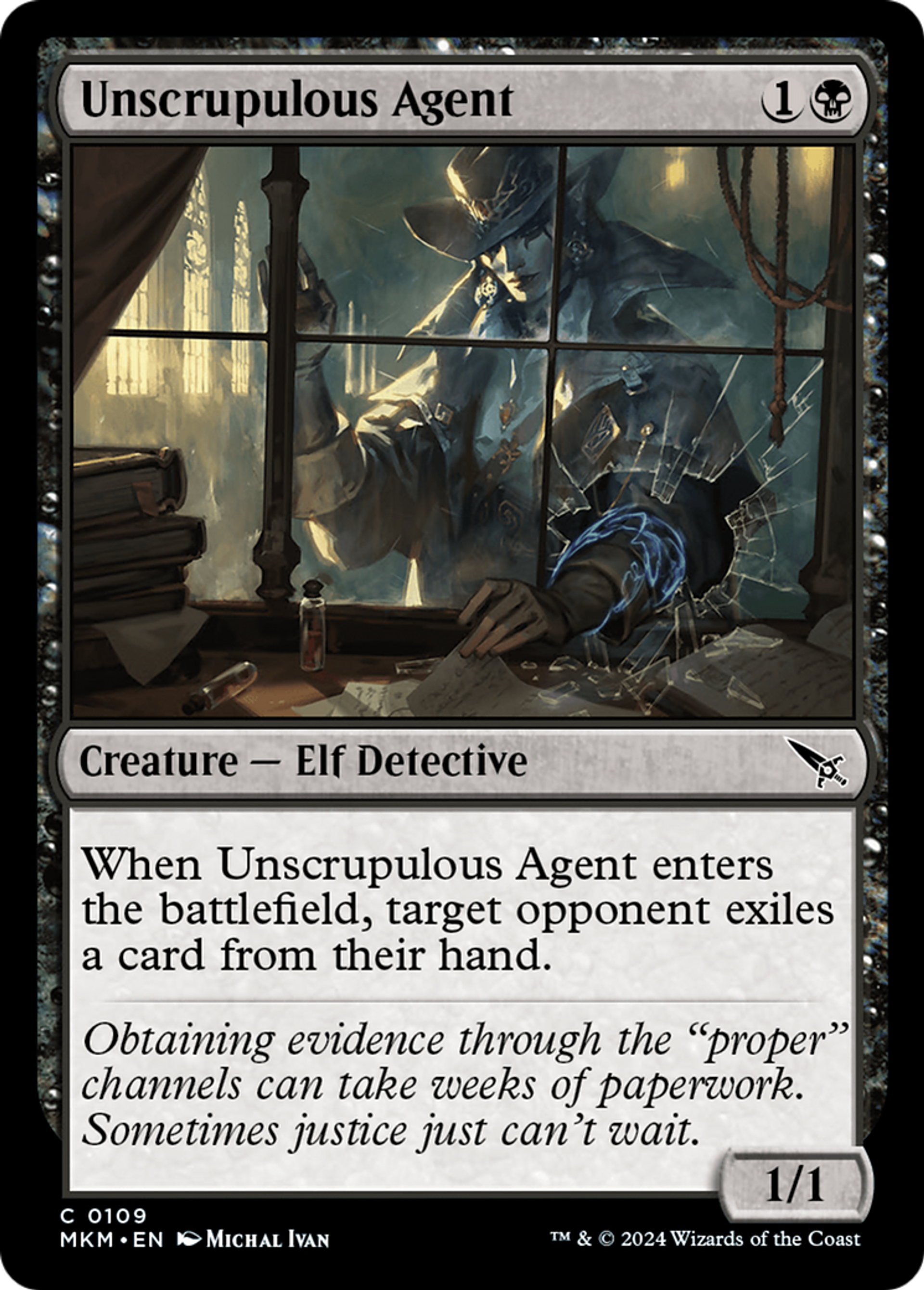Agente sans scrupule — Murders at Karlov Manor — Magic: The Gathering