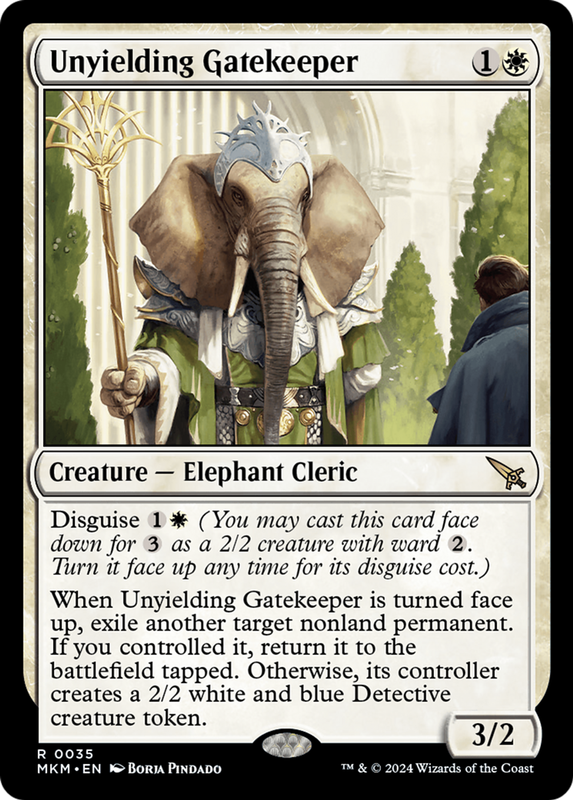 Unyielding Gatekeeper — Murders at Karlov Manor — Magic: The Gathering