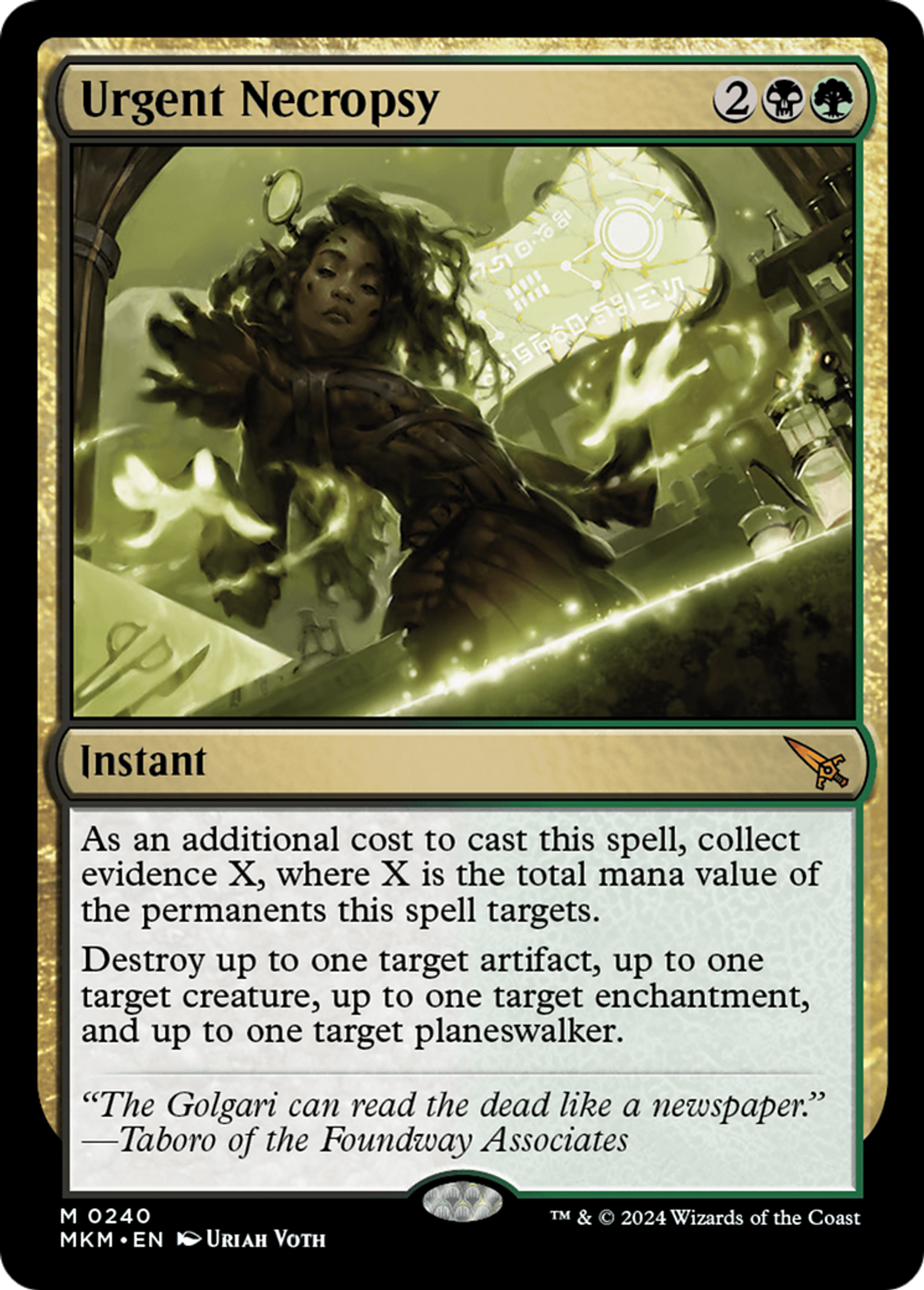 Urgent Necropsy — Murders at Karlov Manor — Magic: The Gathering
