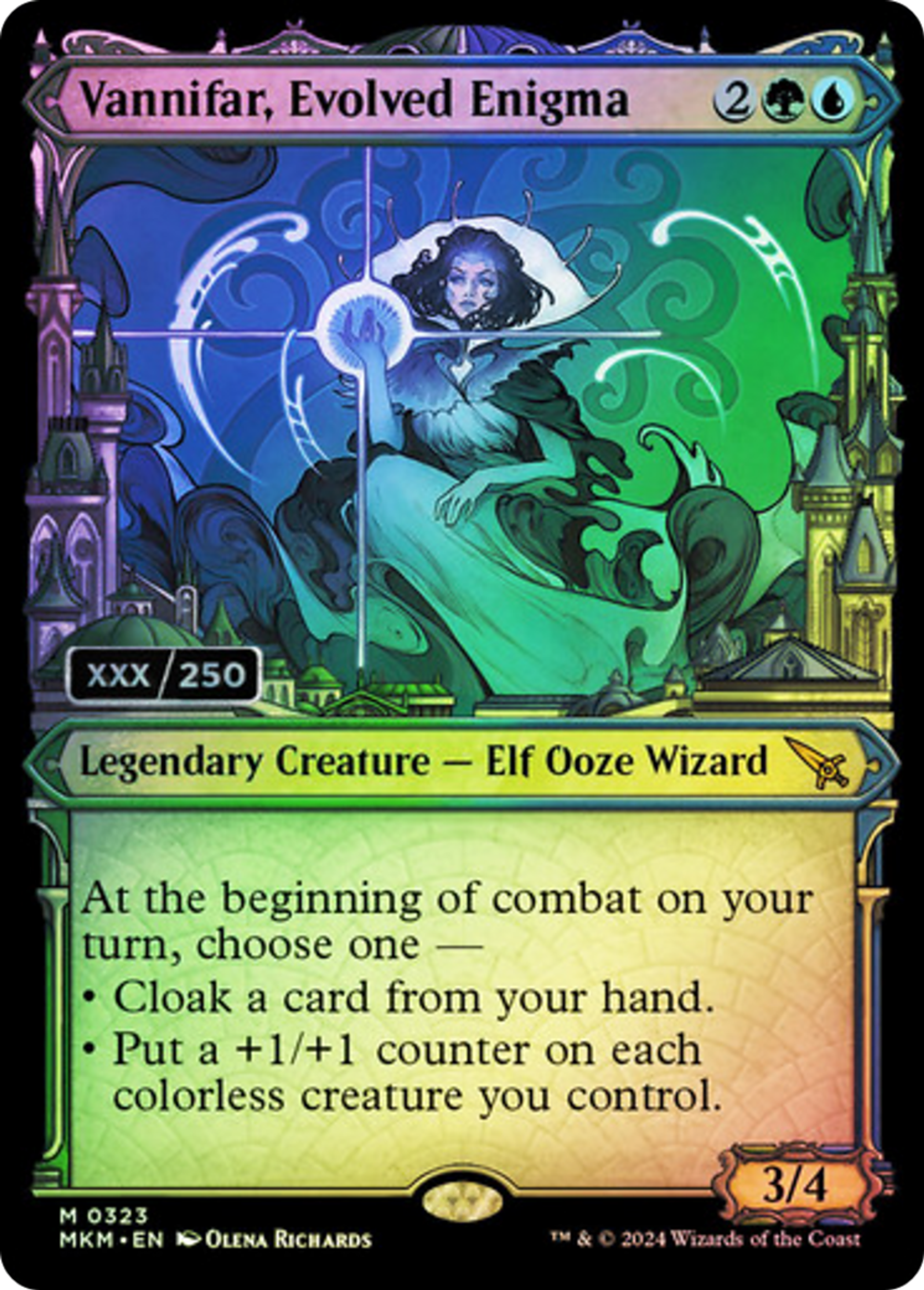 Vannifar, Evolved Enigma — Murders at Karlov Manor — Magic: The Gathering