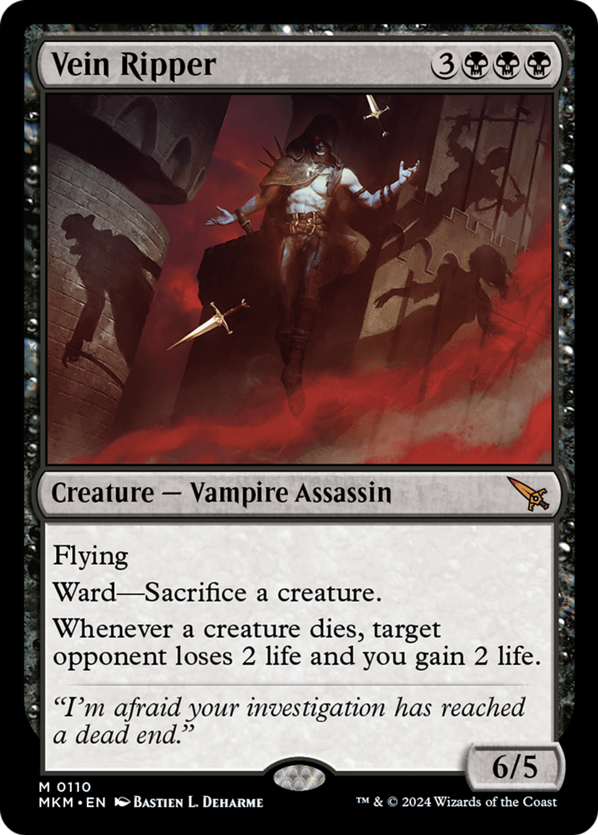 Vein Ripper — Murders at Karlov Manor — Magic: The Gathering