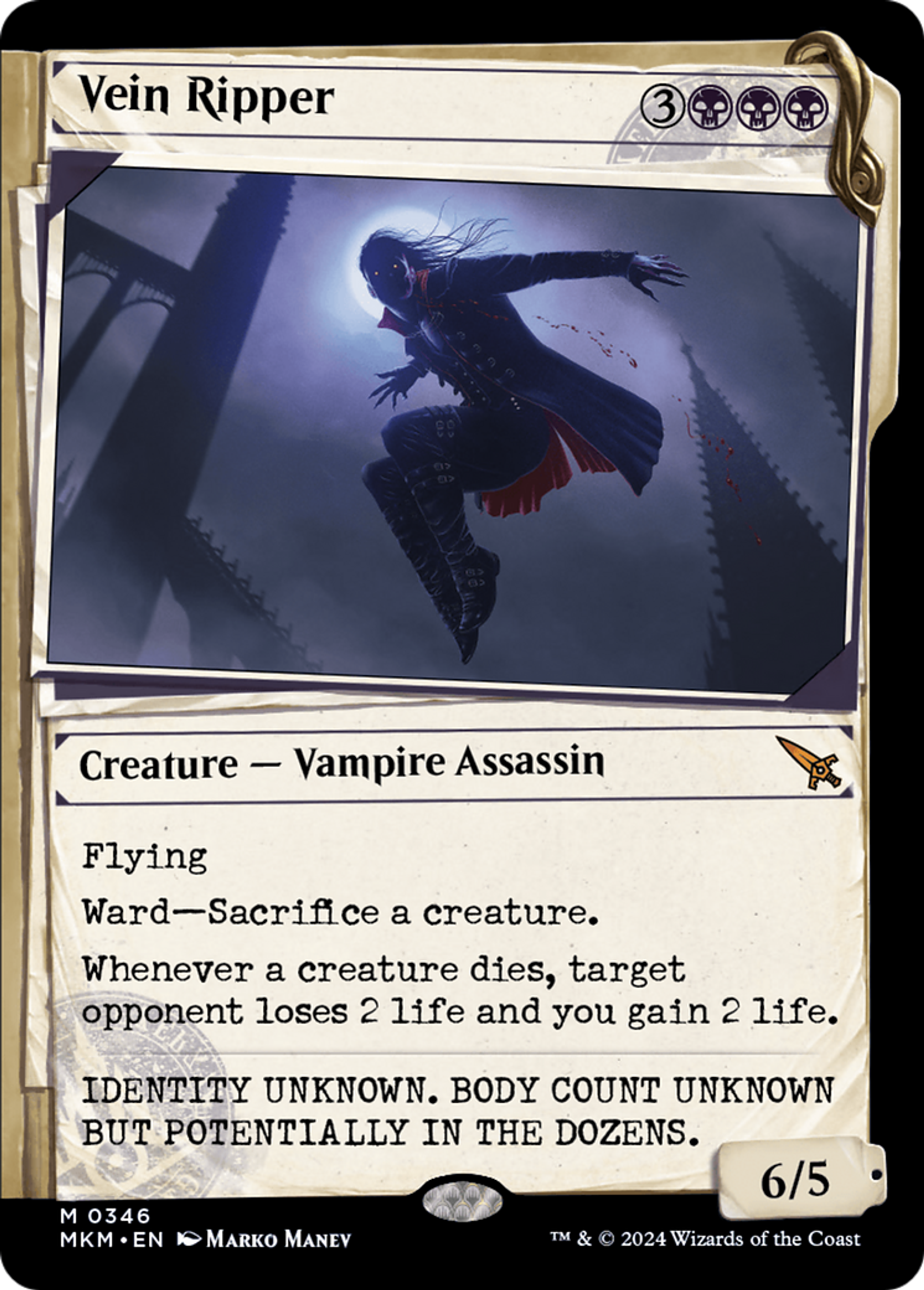 Vein Ripper — Murders at Karlov Manor — Magic: The Gathering