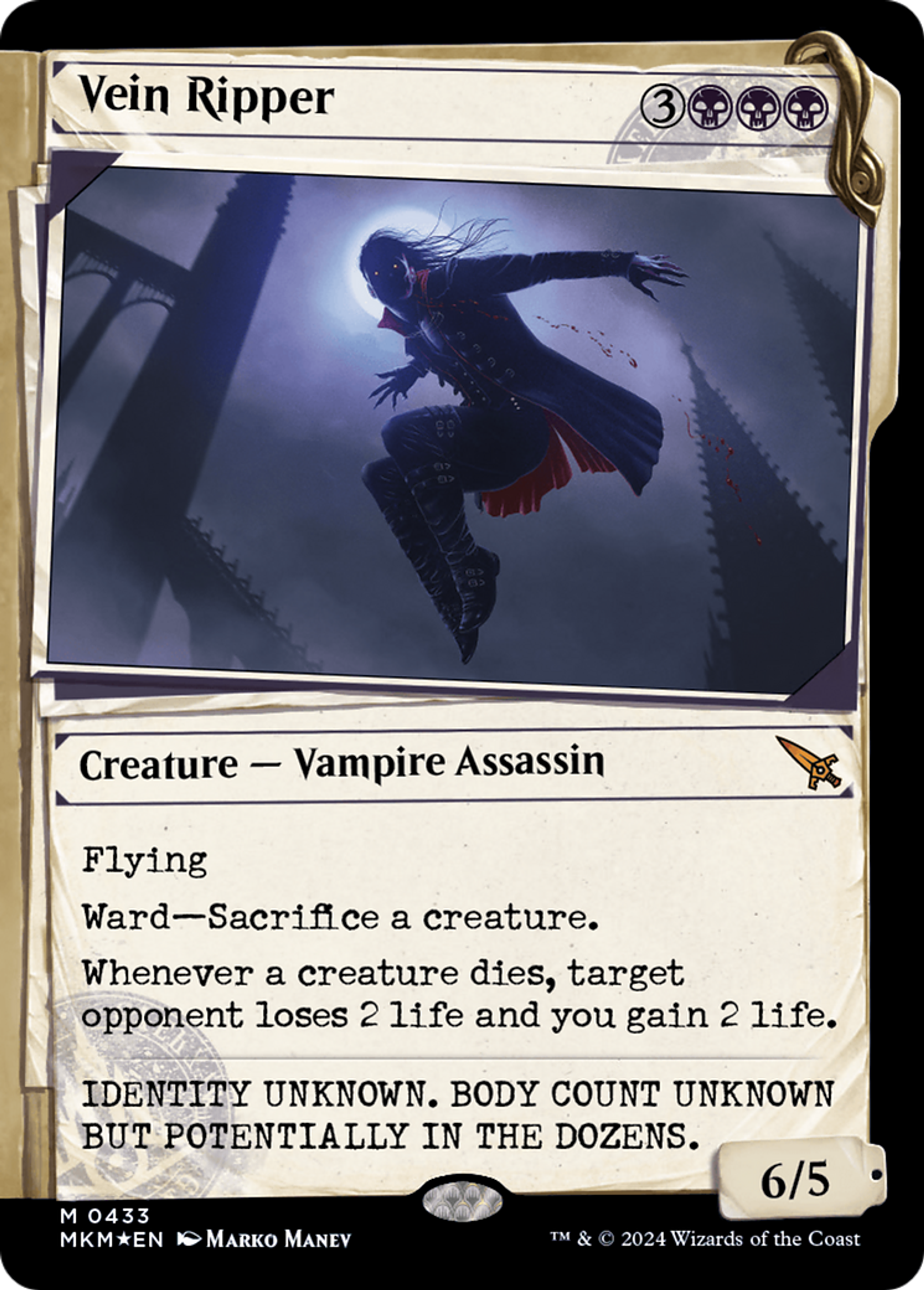 Vein Ripper — Murders at Karlov Manor — Magic: The Gathering