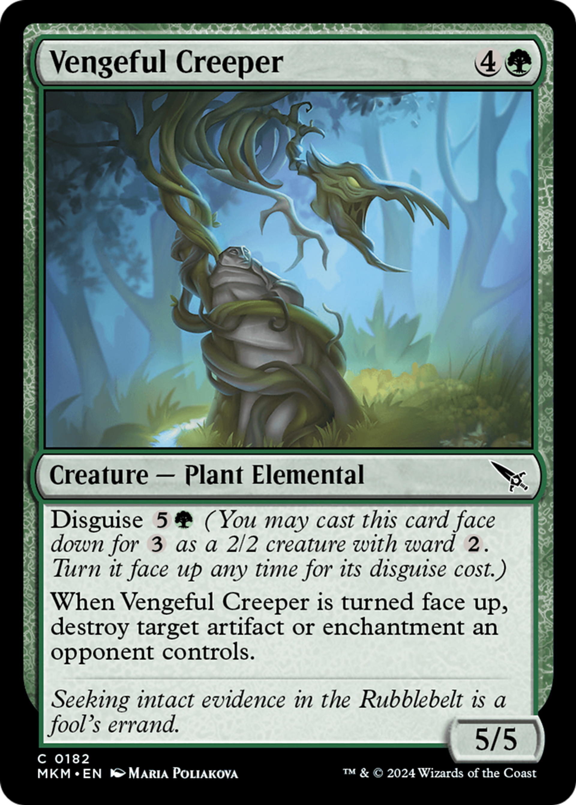 Vengeful Creeper — Murders at Karlov Manor — Magic: The Gathering