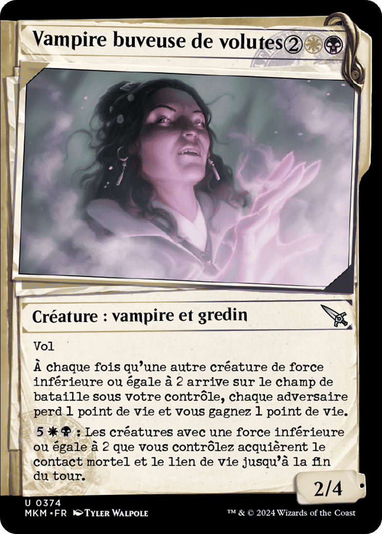 Vampire buveuse de volutes — Murders at Karlov Manor — Magic: The Gathering