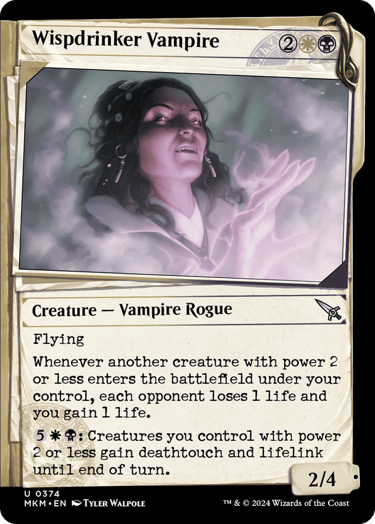 Wispdrinker Vampire — Murders at Karlov Manor — Magic: The Gathering