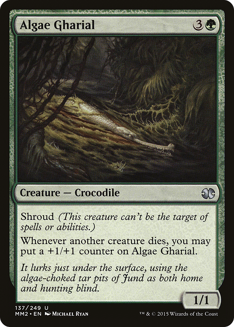 Algae Gharial — Modern Masters 2015 — Magic: The Gathering