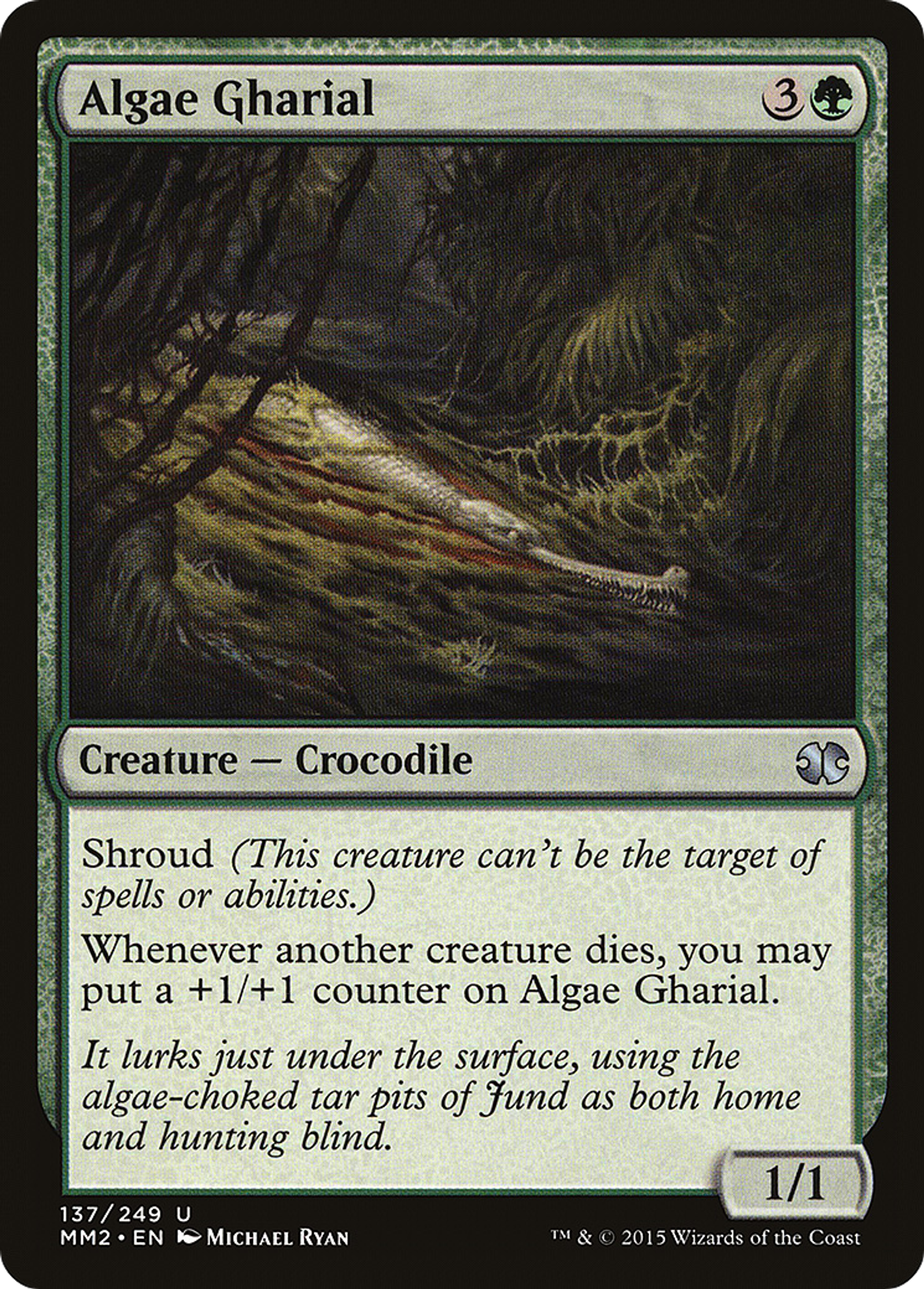 Algae Gharial — Modern Masters 2015 — Magic: The Gathering