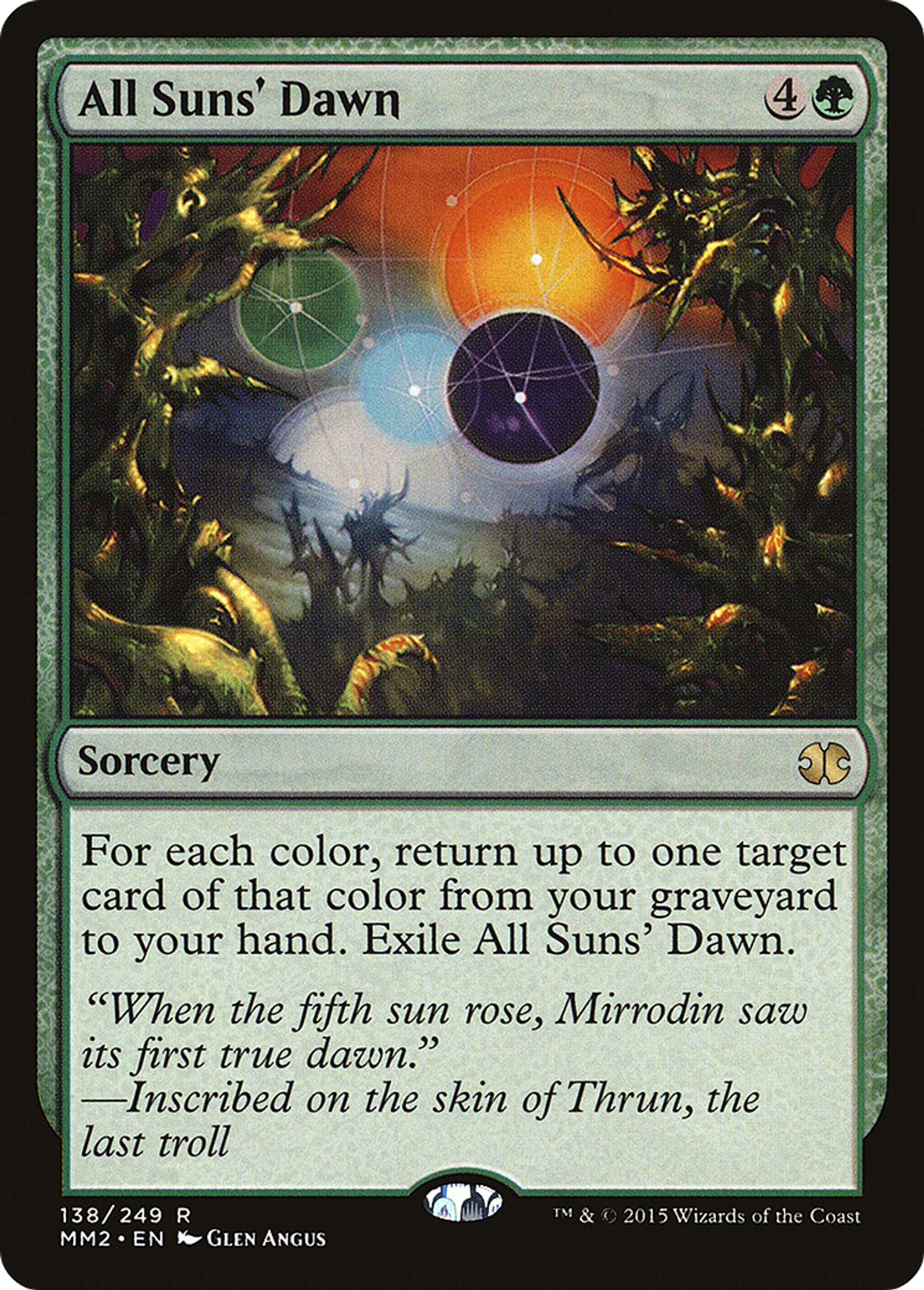 All Suns' Dawn — Modern Masters 2015 — Magic: The Gathering