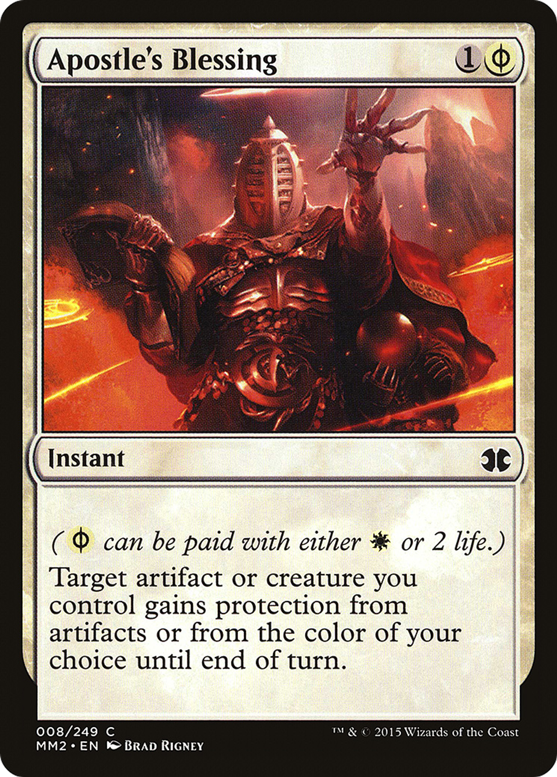 Apostle's Blessing — Modern Masters 2015 — Magic: The Gathering